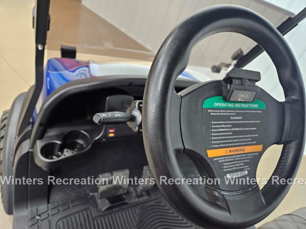 2020 Club Car Tempo Gas EFI STREET READY Golf Cart, True Blue & Magnetic Grey