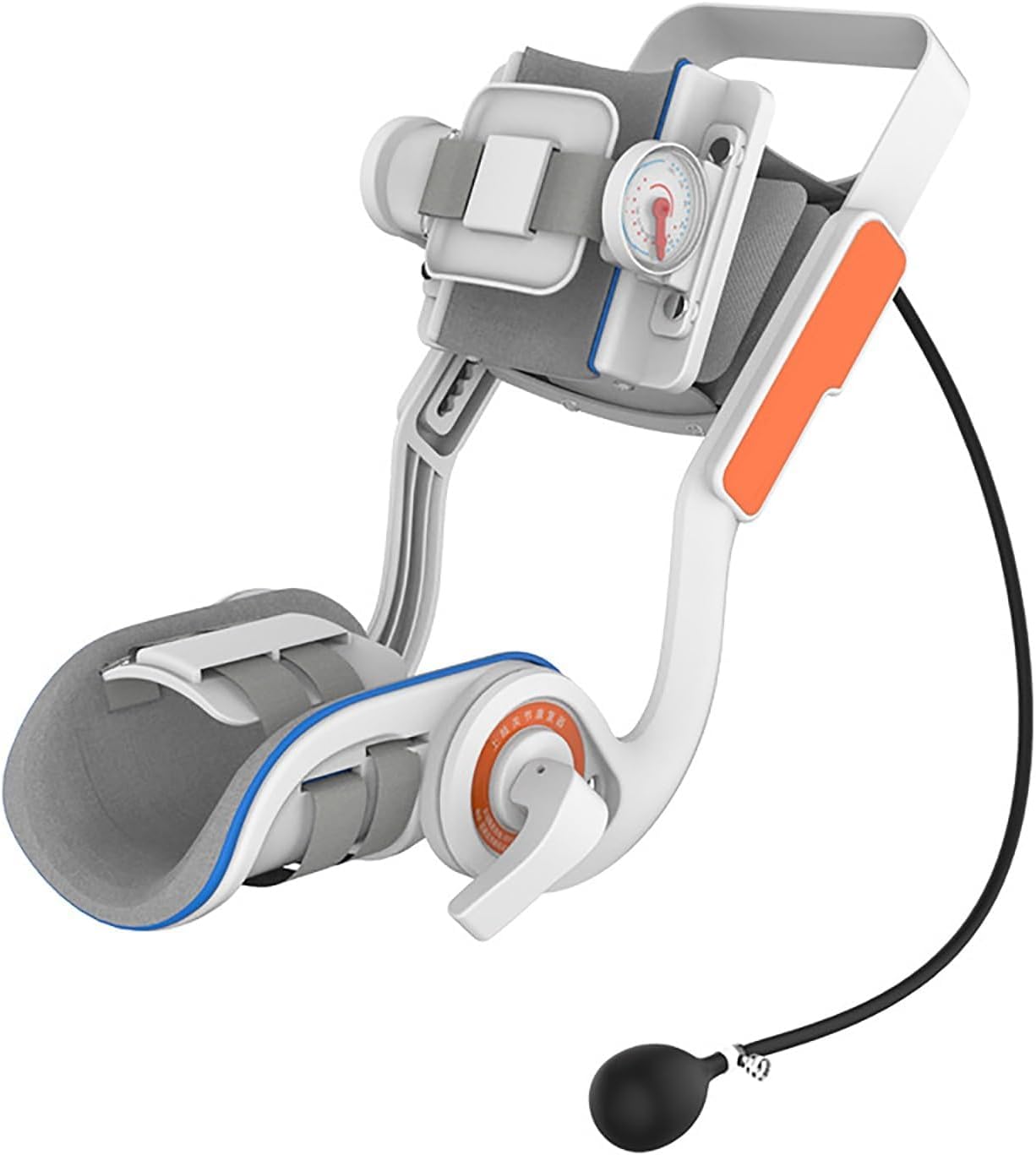 Brace Elbow Joint Rehabilitation Device, Elbow Stretching Trainer with Air Bag Pressurization and Angle Dial, Adjustable -15° to 150° Angle, for Stroke Hemiplegia Patients