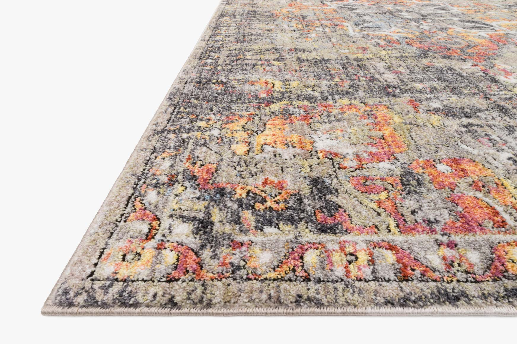 Loloi Medusa Collection - Contemporary Power Loomed Rug in Taupe & Sunset (MED-03)