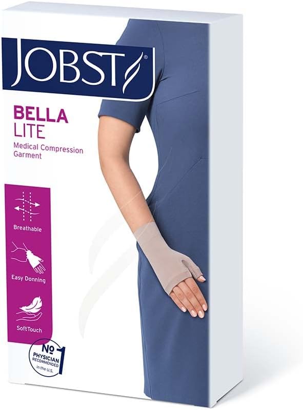 JOBST Bella Lite Compression Gloves, 20-30 mmHg, Gauntlet