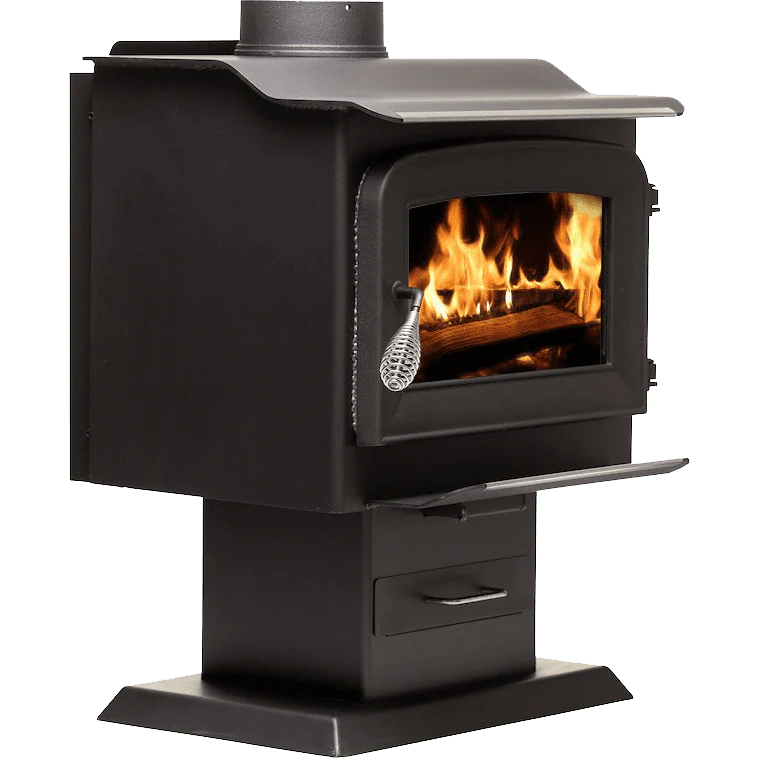 Ashley Hearth 1,200 Sq. Ft. Pedestal Wood Stove