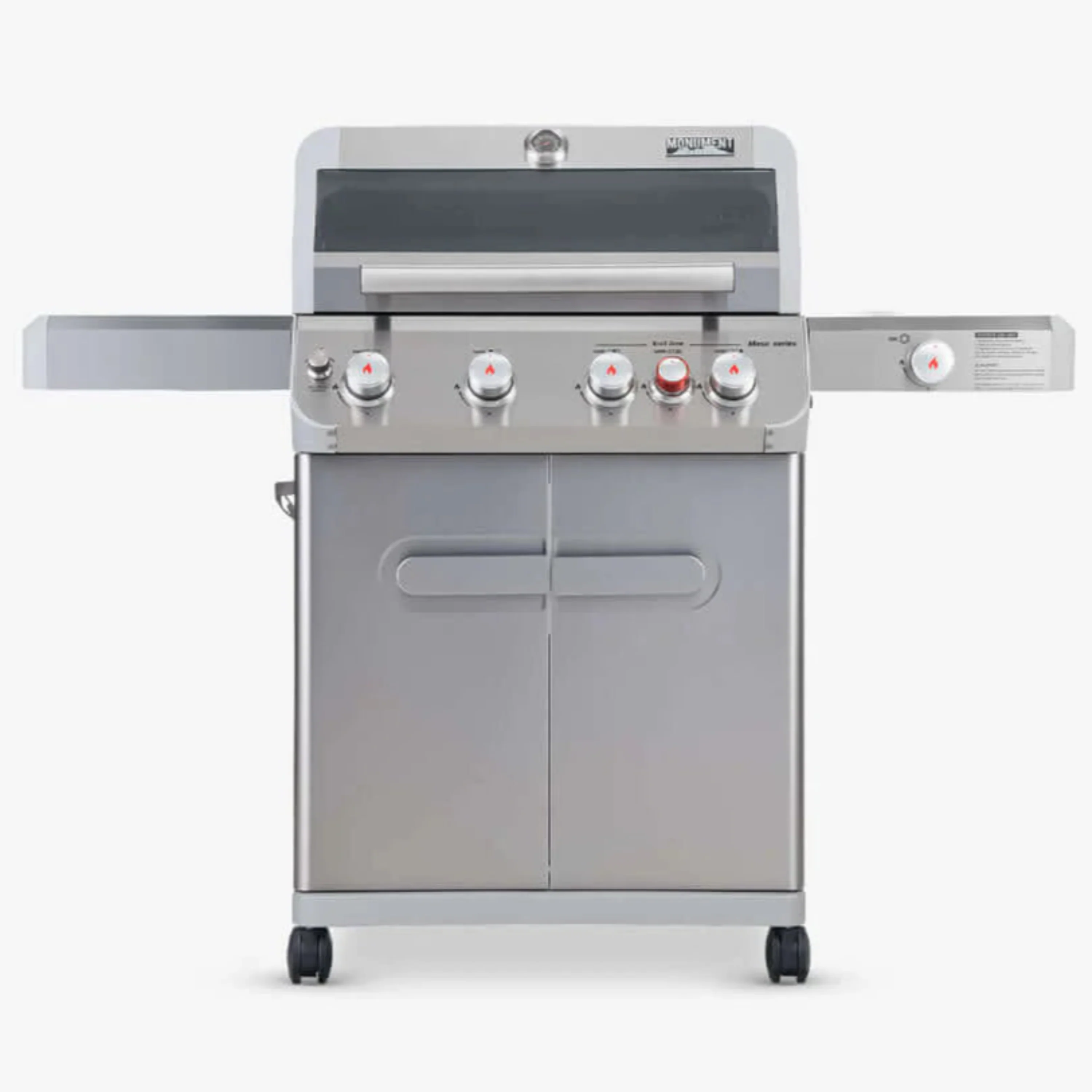Monument Mesa Propane Gas Grill in Stainless Steel with 4 Burners (M415BZ)
