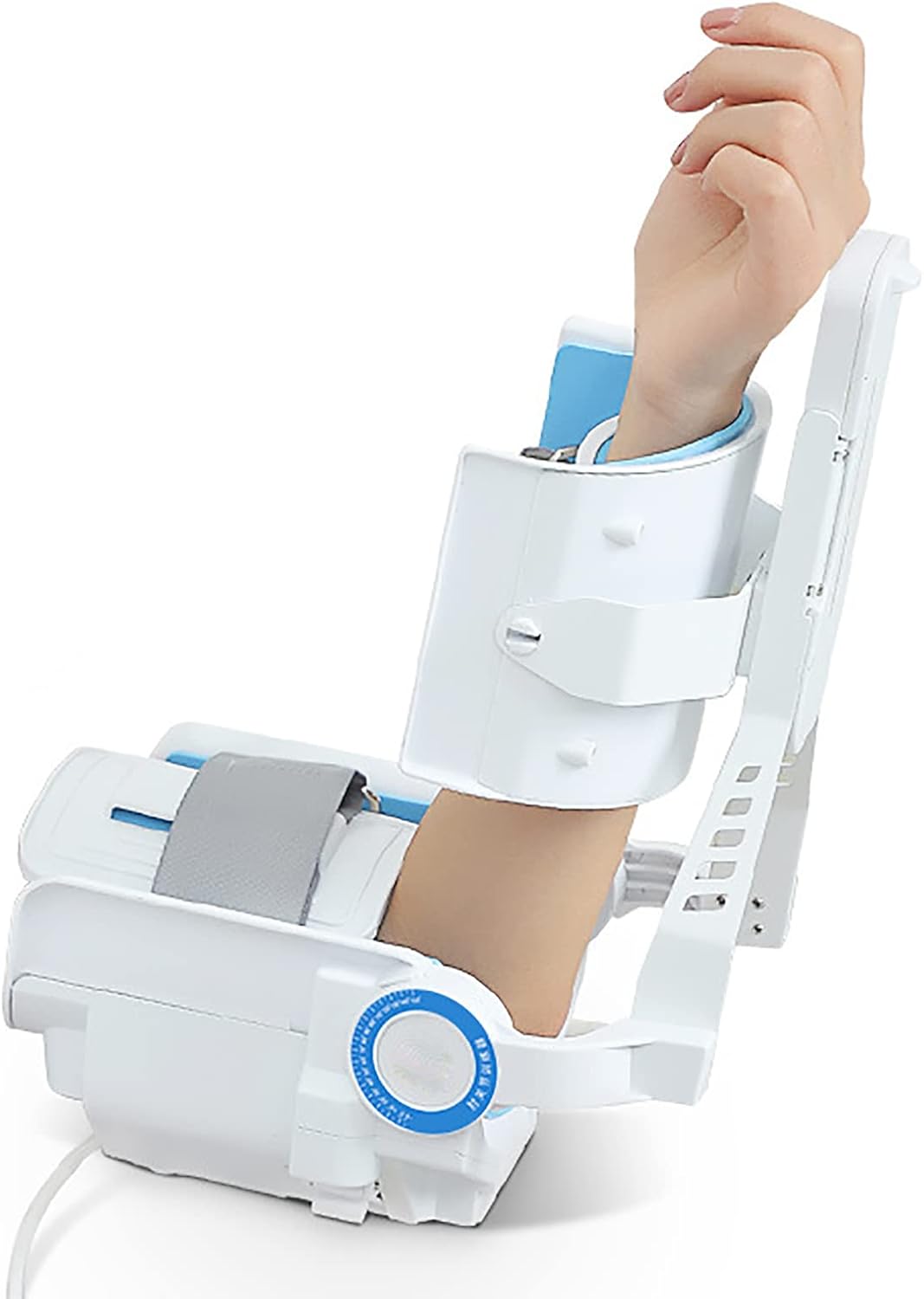 Hinged Elbow Brace Arm Exerciser,Electric Elbow Joint Rehabilitation Device,-5~150°Full-Angle Exercise and Adjustable Speed with Remote