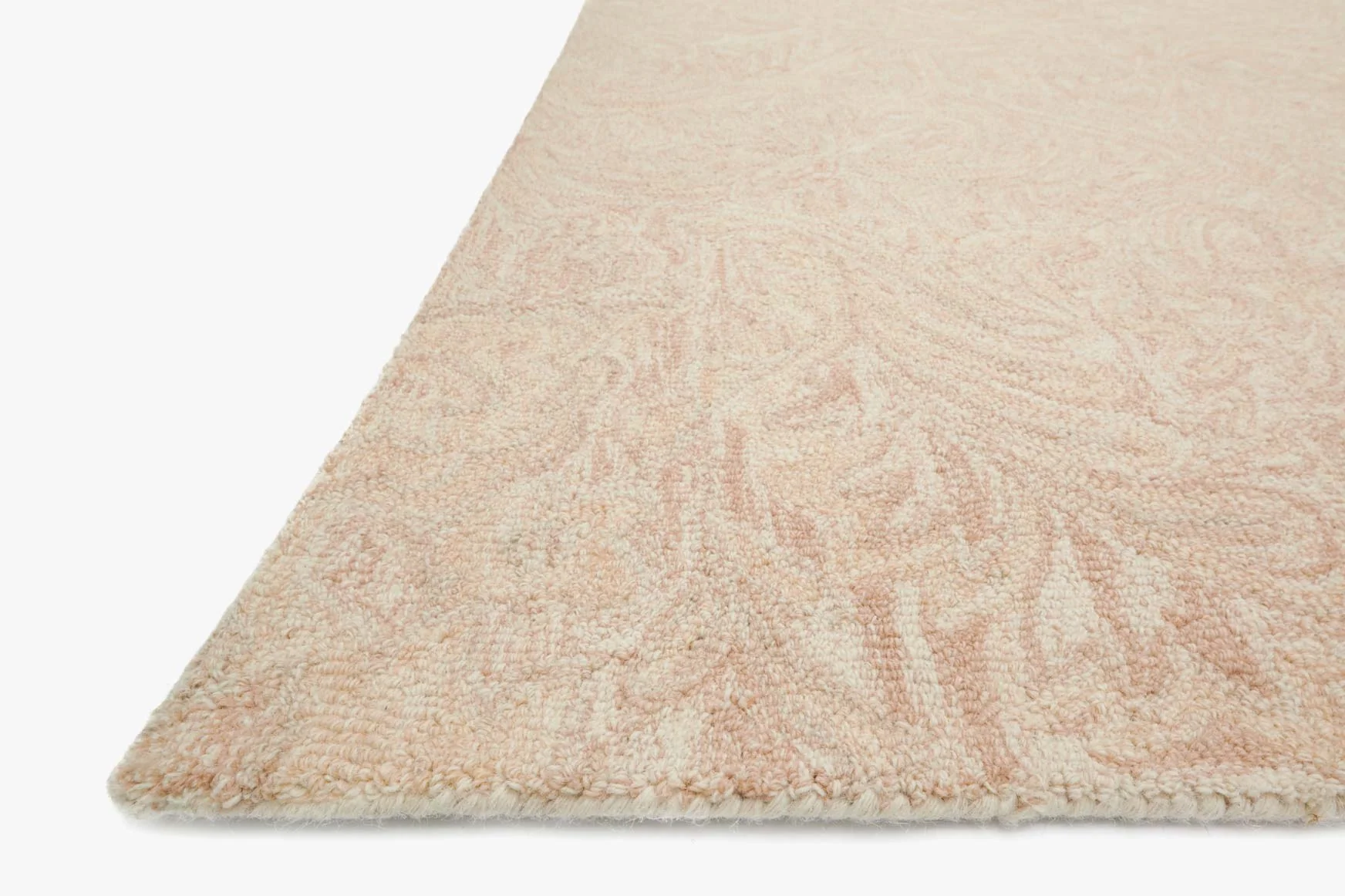 Loloi Lyle Collection - Transitional Hooked Rug in Blush (LK-01)