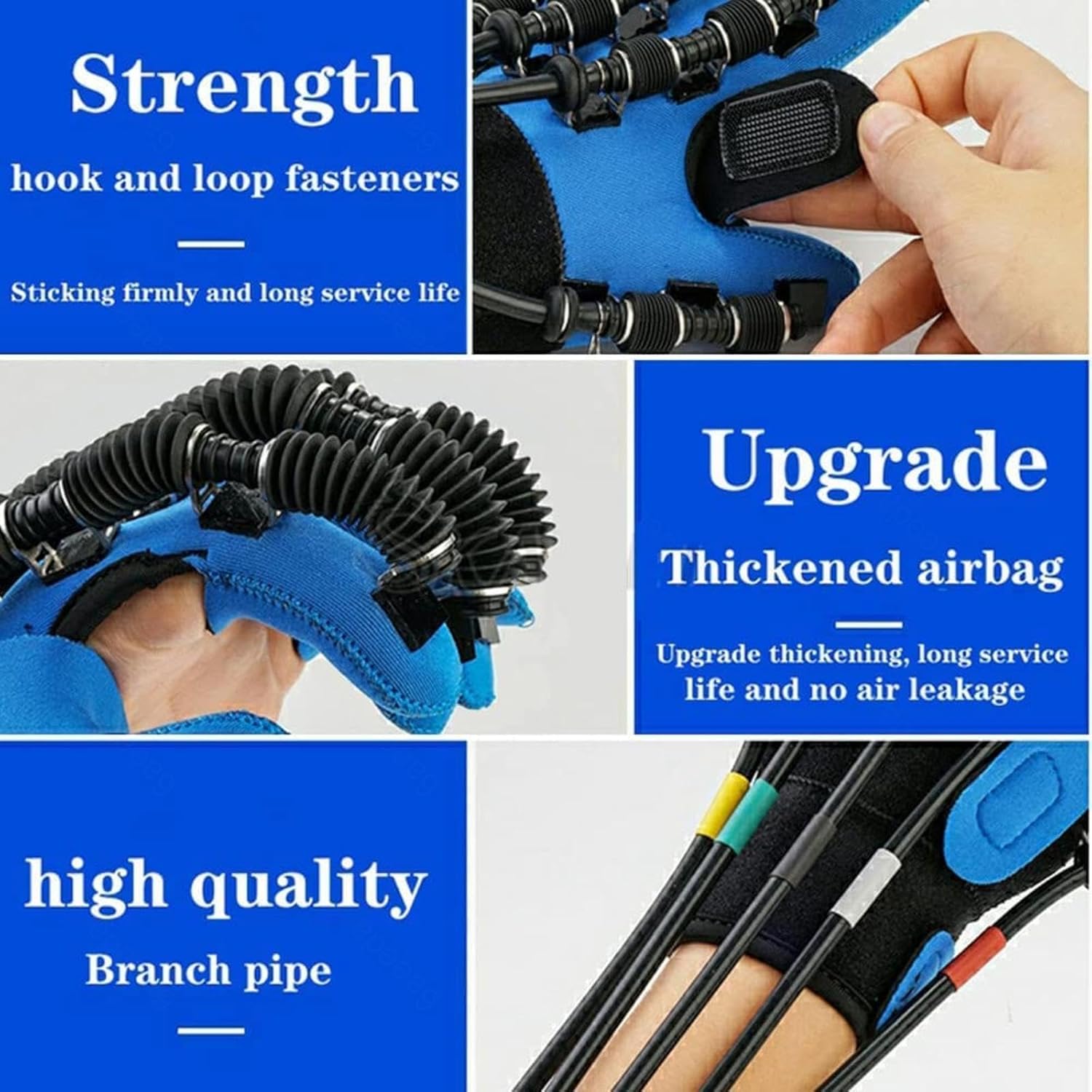 Robot Glove Hand Training Rehabilitation Hand Dysfunction Patient Training Device Functional Hand Splint for Long-Term Relief,Right-L