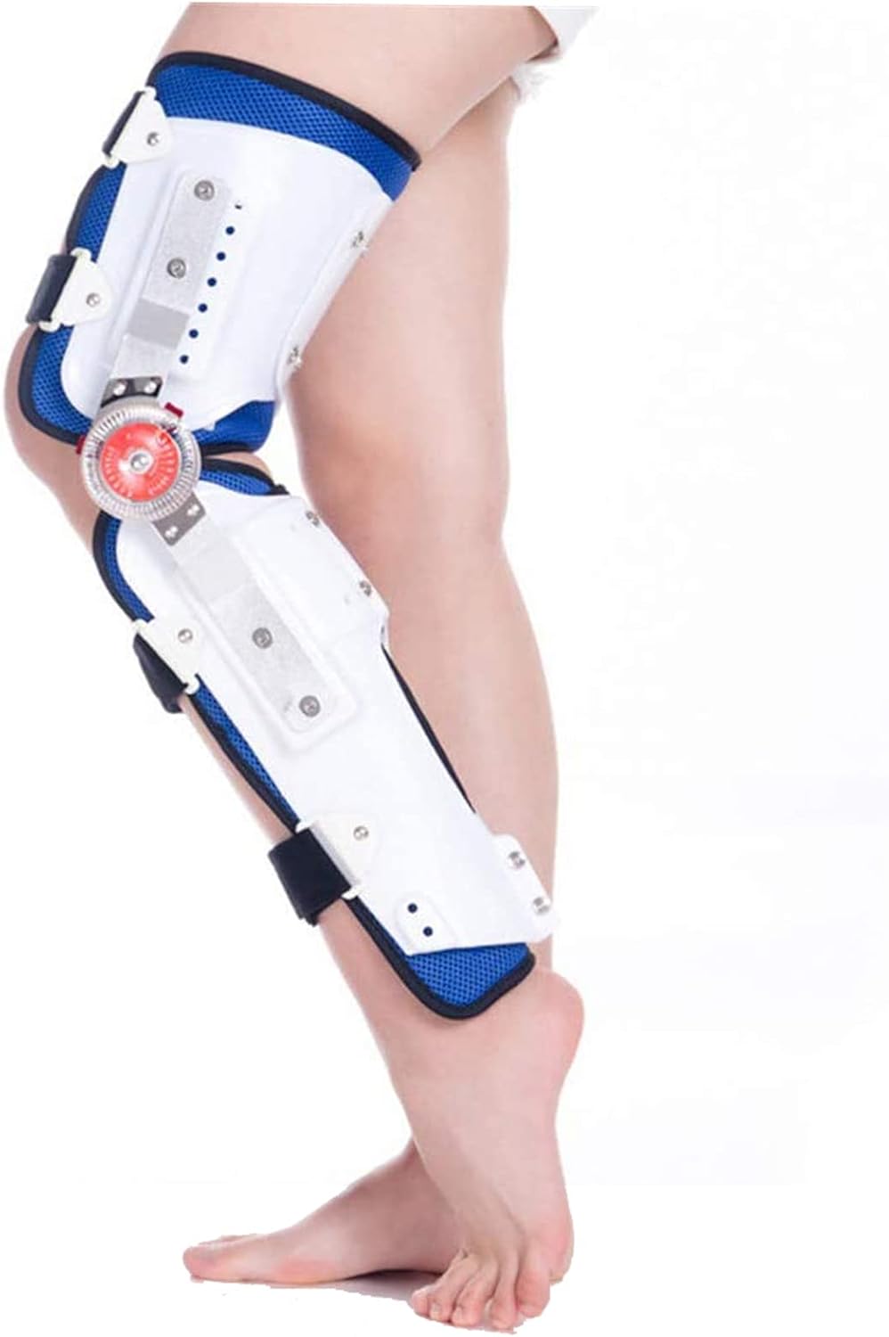 Knee Support Brace - Universal Adjustable Size Left Or Right for Recovery Stabilization,Medical Orthopedic Support Stabilizer,Ideal for Acl/Ligament/Sports Injuries,