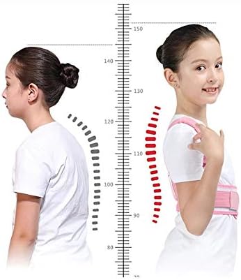 Adjustable Children Posture Corrector Back Support Belt Kids Orthopedic Corset for Kids Spine Back Lumbar Shoulder Braces(Blue,Medium-M)