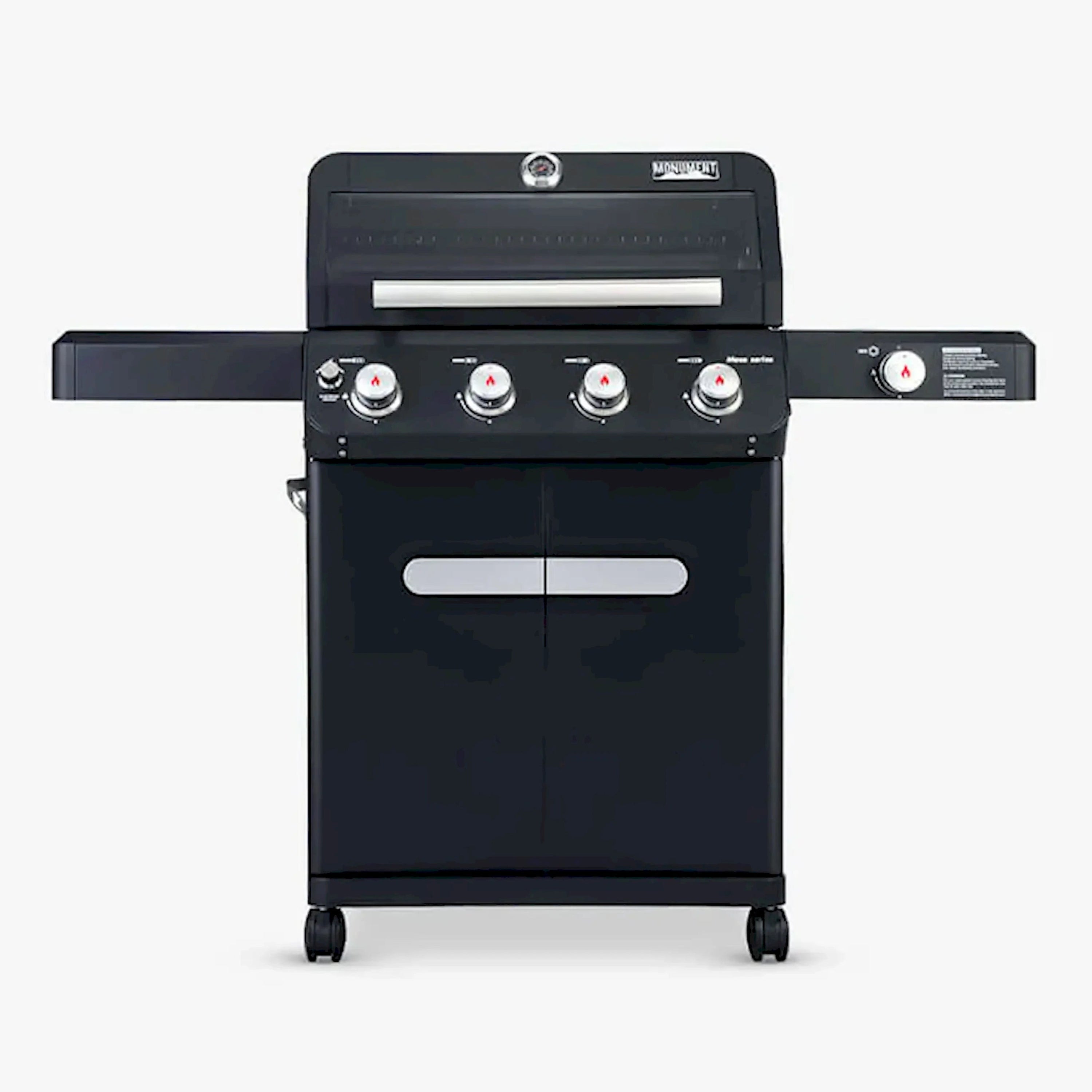 Monument Mesa 4 Burner Black Powder Coated Propane Gas Grill (M425)