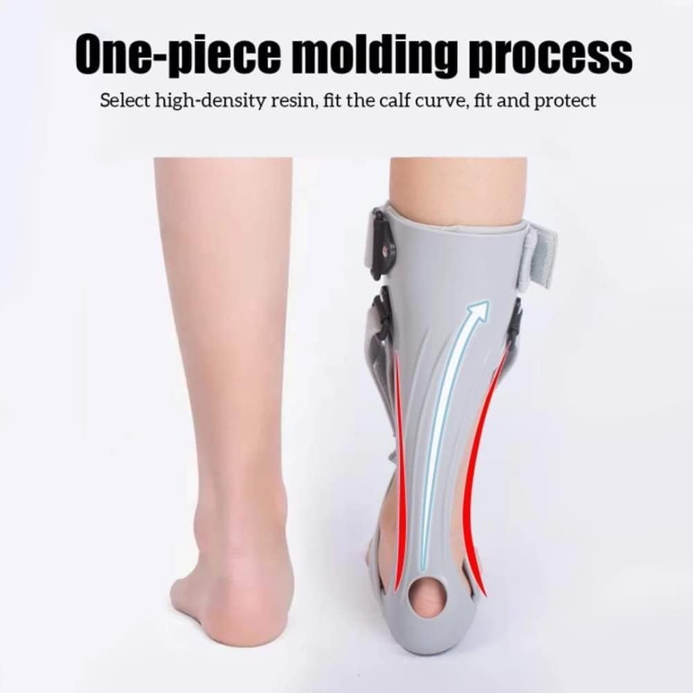 Plantar Fasciitis Splint Foot Drop Brace Splint Adjustable Ankle Foot Orthosis Fit The Calf Curve Fit Foot Varus and Foot Valgus Fit and Protect， Foot Drop(Right,Small)