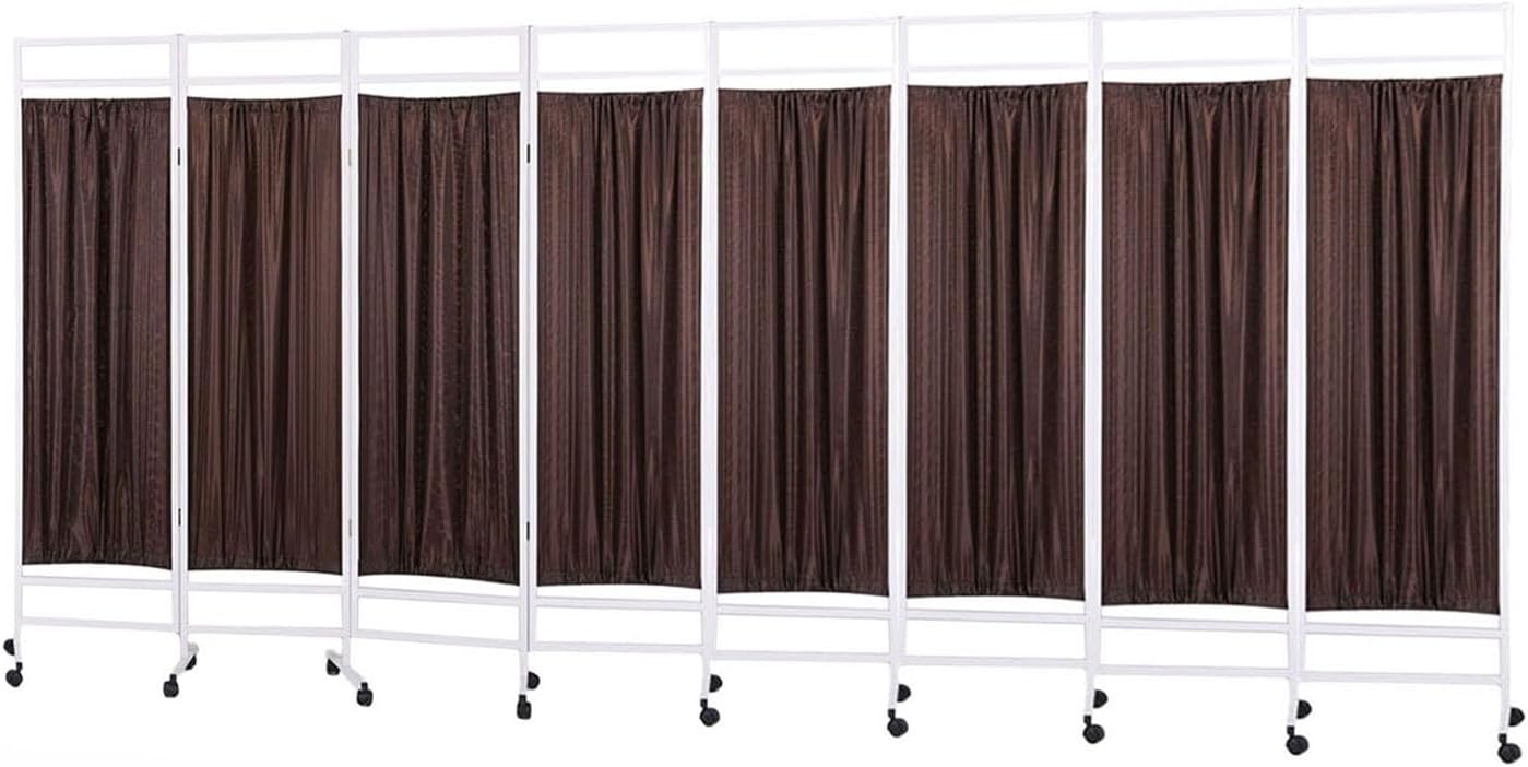 Folding Medical Privacy Screens, 8-Panel Lightweight Partition for Clinics & Nursing Homes, Easy to Move, Patient Privacy Solutions - Color-4