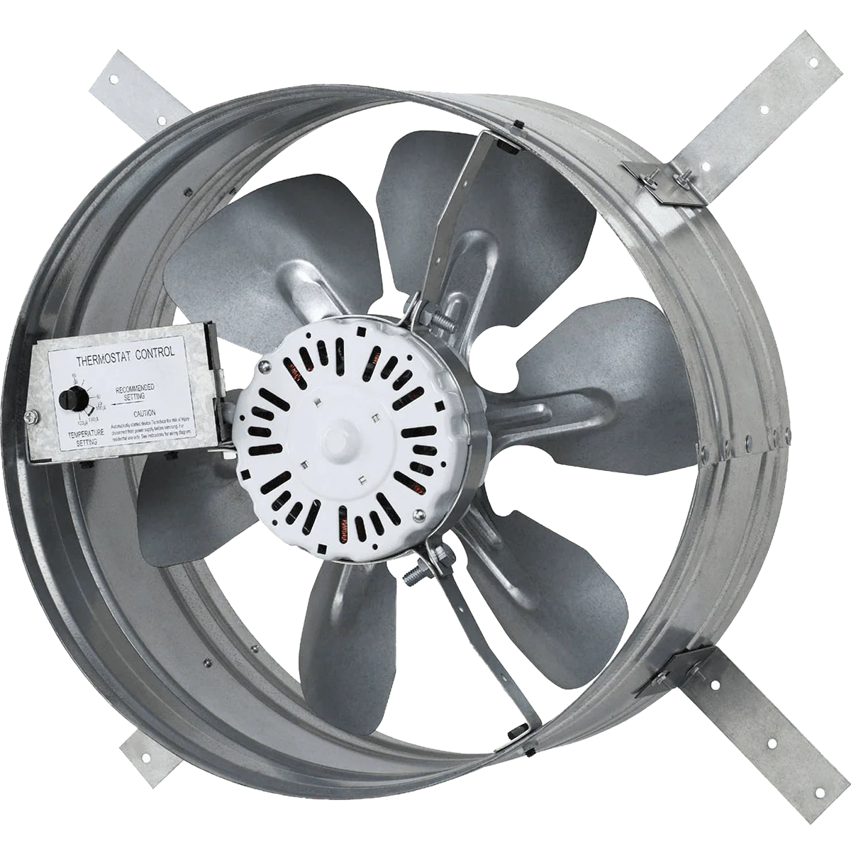 iLiving Automatic Gable Mount Attic Ventilator Fan w/ Adjustable Thermostat