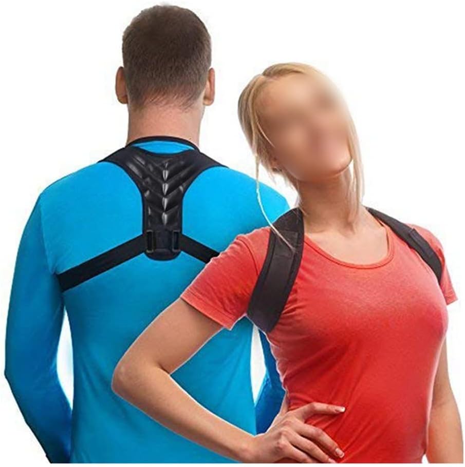 Adjustable Clavicle Posture Corrector Men Woemen Upper Back Brace Shoulder Lumbar Support Belt Corset(XL Code)