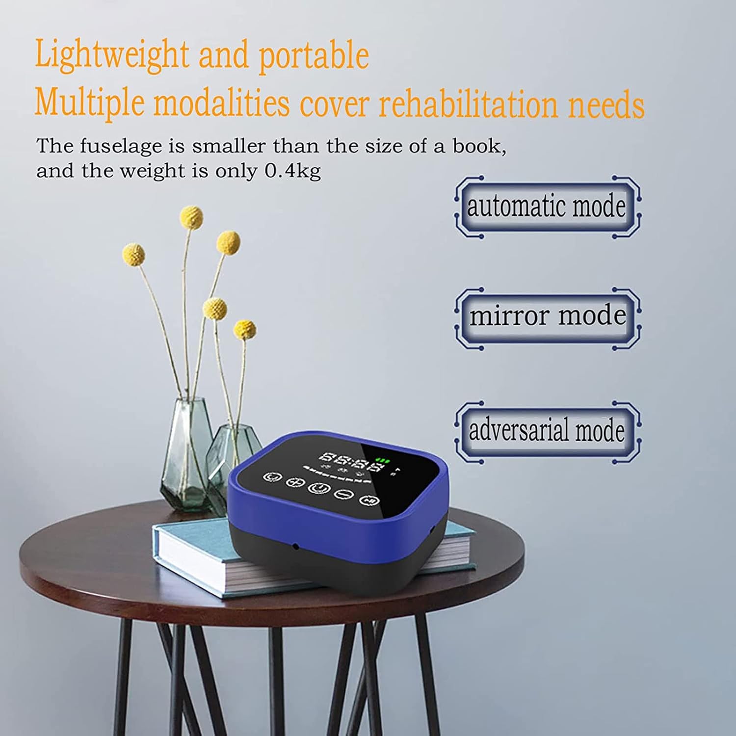 Rehabilitation Robot Gloves Finger Training, Stroke Hand Splint Finger Straightening Brace Guard Protector for Exercises for Patients with Hand Dysfunction(Size:Left-L)