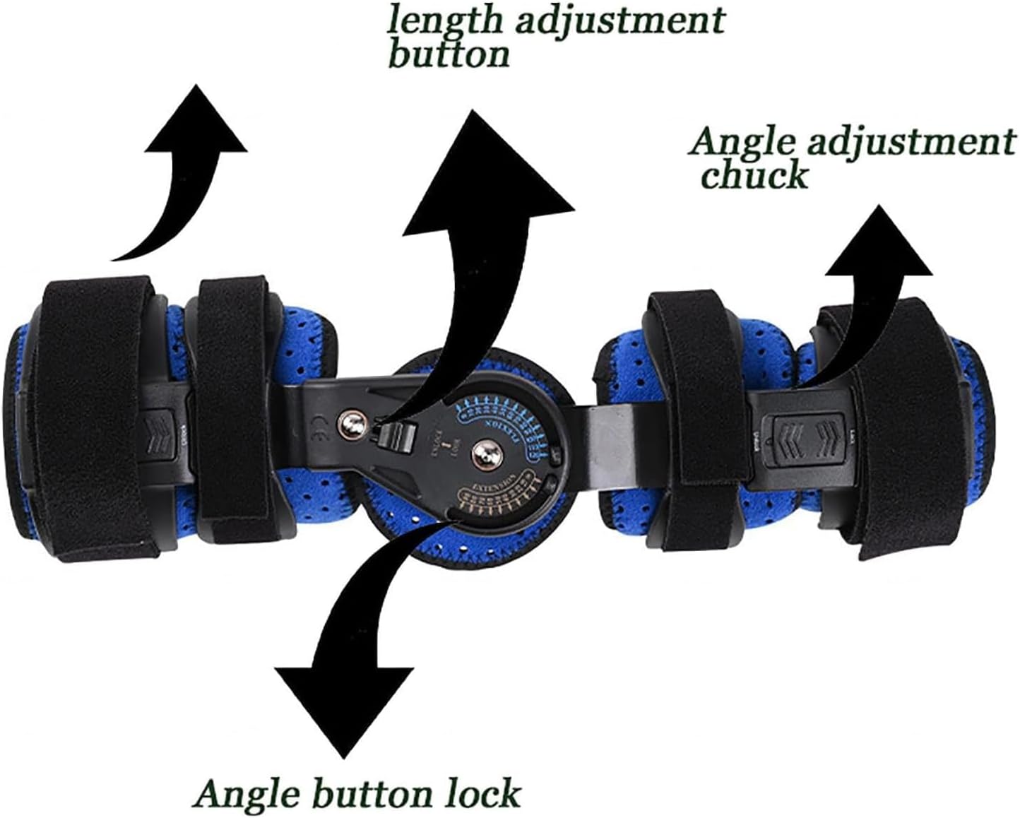 Post OP Elbow Splint Immobilizer Unisex ROM Hinged Elbow Brace with Strap Sling,Arm Injury Recovery, Support After Surgery Dislocated,Elbow Fracture Fixation,Right (Right