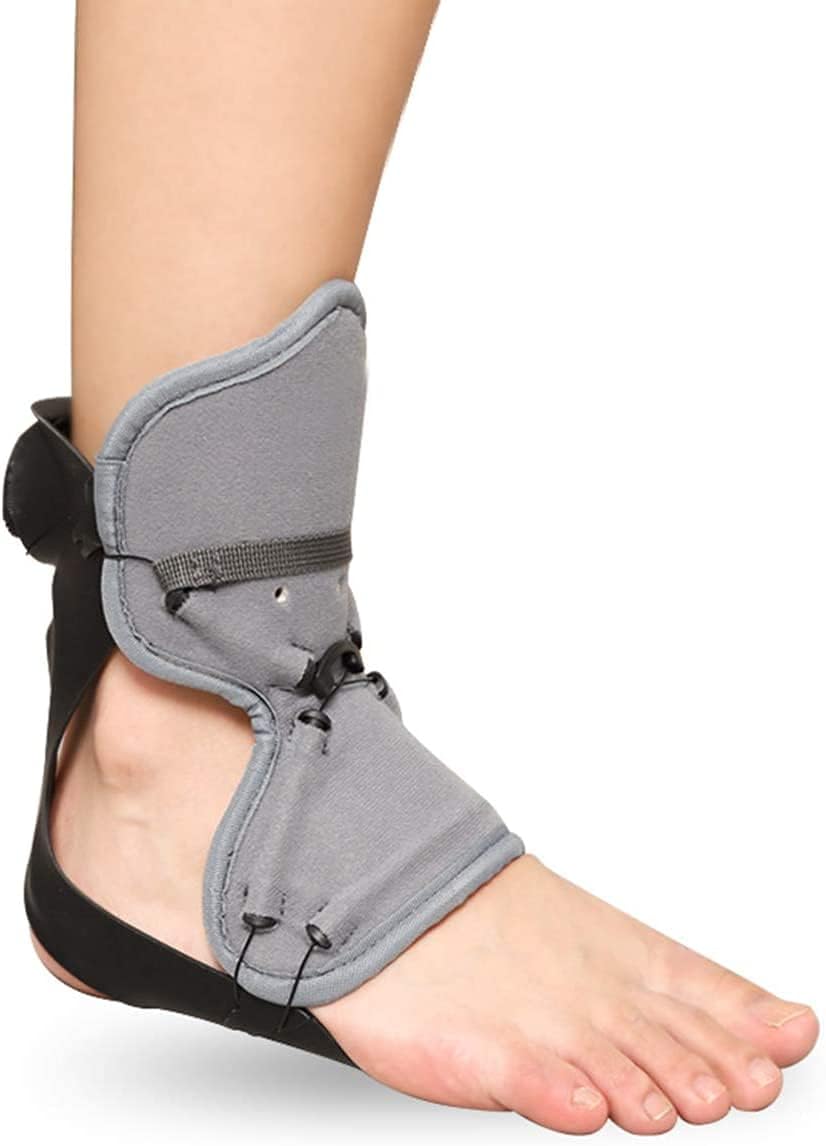 Foot Drop orthosis Drooping Ankle Brace Ankle-Foot Orthosis Can Be Adjusted for Ankle Injury and Adjustment and Recovery After Stroke Has A Corrective Effect (Color : Left Foot, Size : L)
