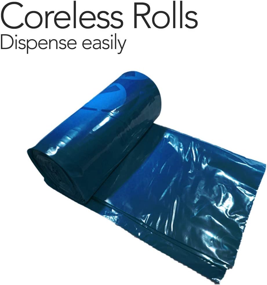 RESILIA Heavy Duty Soiled Linen Bags - Hospital Waste Disposal, Trash Liner, Sanitary Storage, OSHA Approved, Dark Blue, 33 Gallon, 29