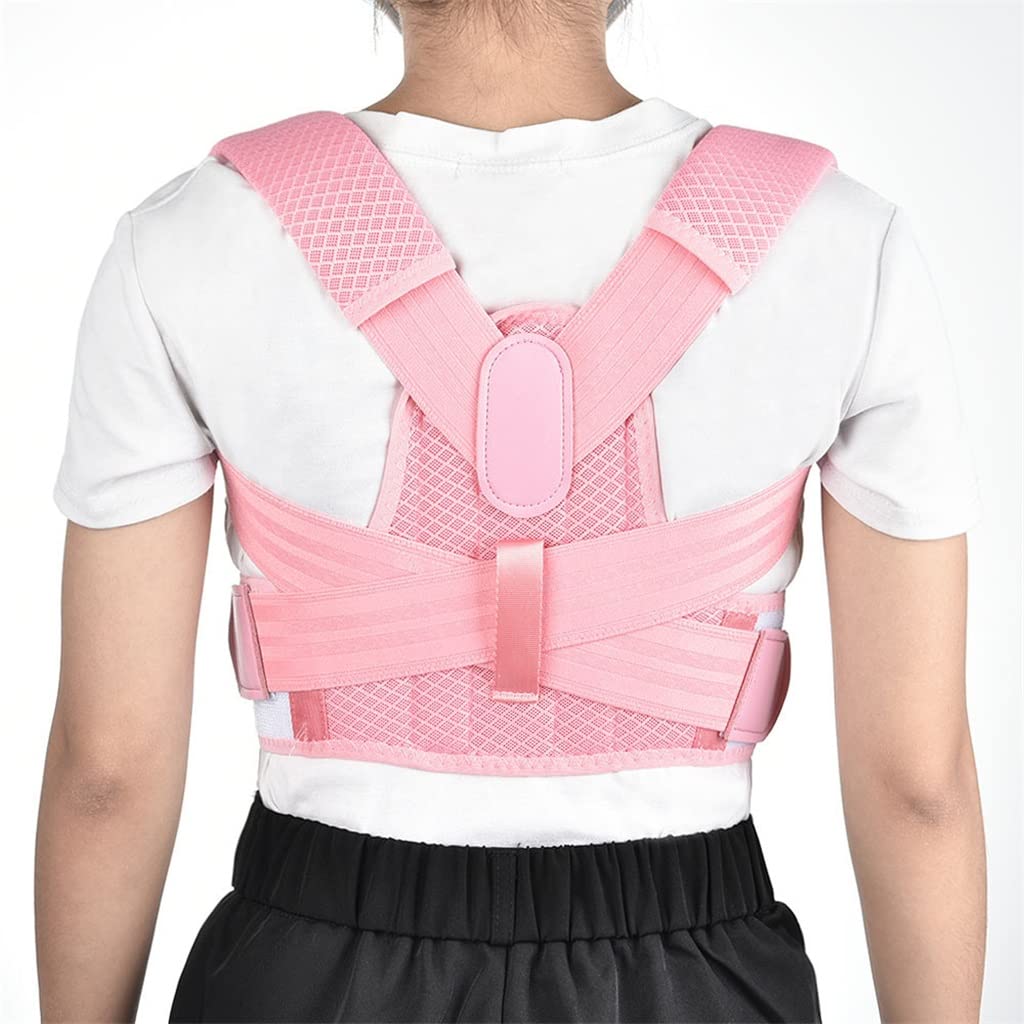 Back Posture Corrector Breathable Shoulder Brace Adjustable Back Support Belt Orthopedic Corset Brace(M code)