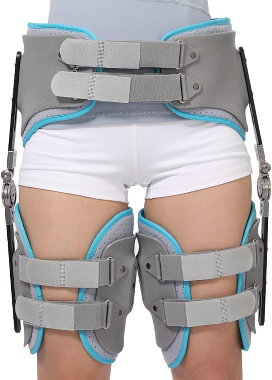 Hip Support Brace Orthosis Post Op Hip Protector Stabilizer Hip Stabiliser Support Brace Adjustable Design Perforated Lining Design Comfortable and Breathable Pull Injury Sciatica Pain Relief(B)