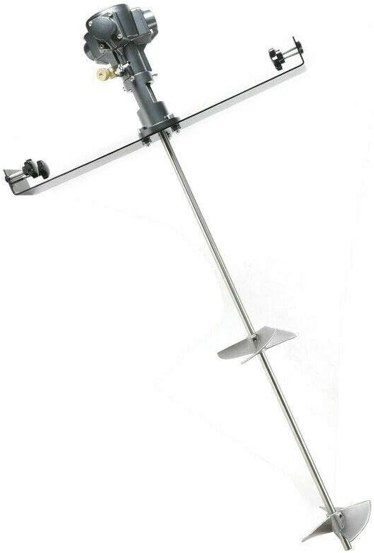 Pneumatic Paint Mixer - Coating Mixing Machine with Stainless Steel Blade, Industrial Ink Stirrer for 5 Gallon Dope Tank, No Spark Mixing Equipment