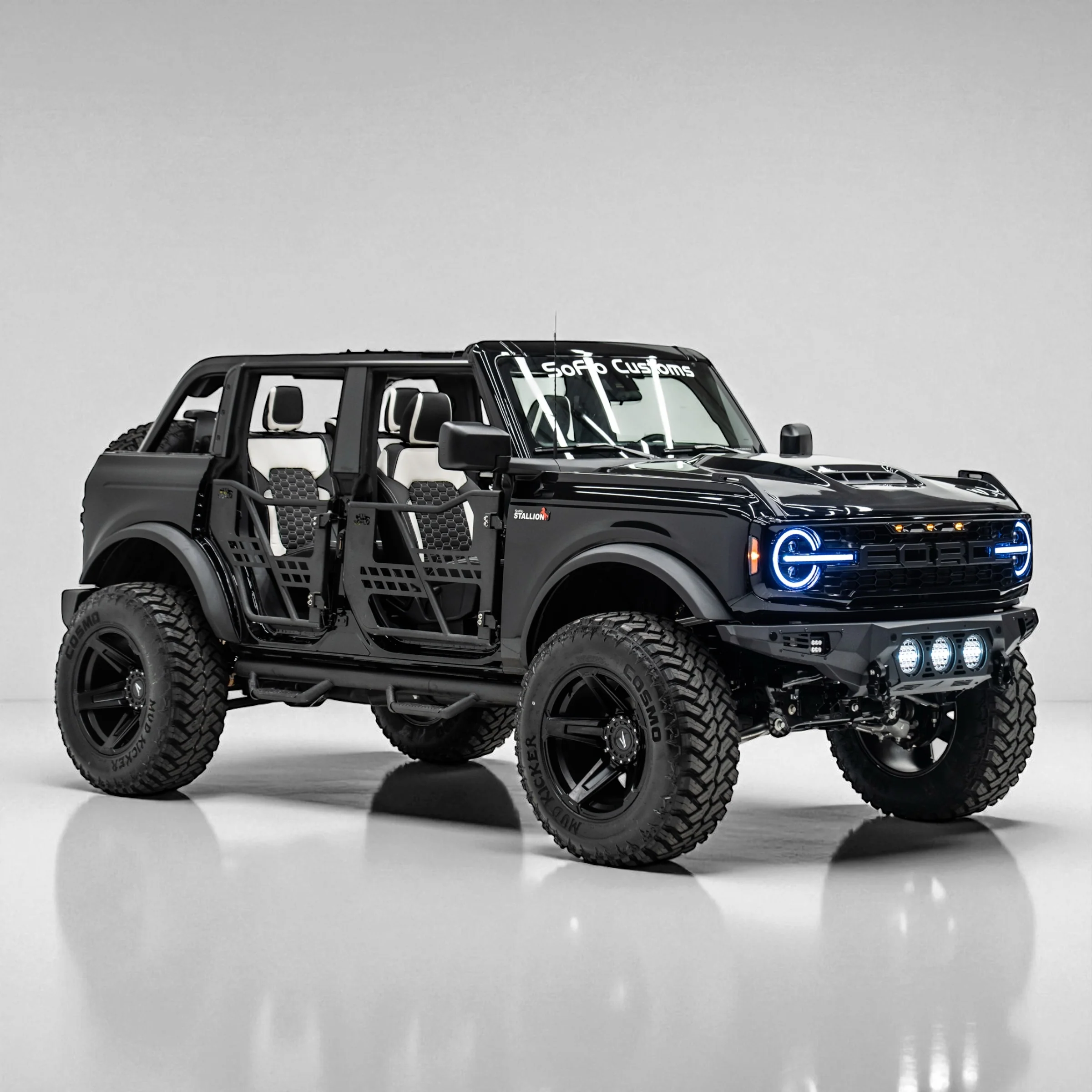 Ford Bronco Pipe Half Doors All Four 2021-2026