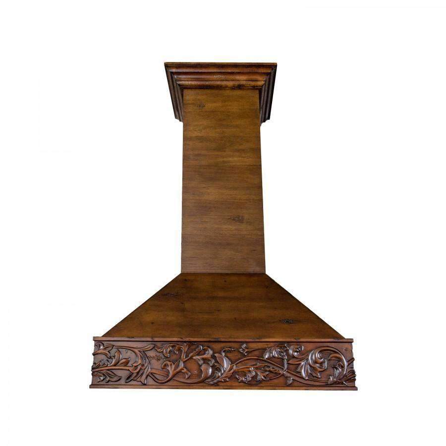 ZLINE 36-Inch Wooden Wall Range Hood with Crown Molding and 700 CFM Motor (373WH-36)
