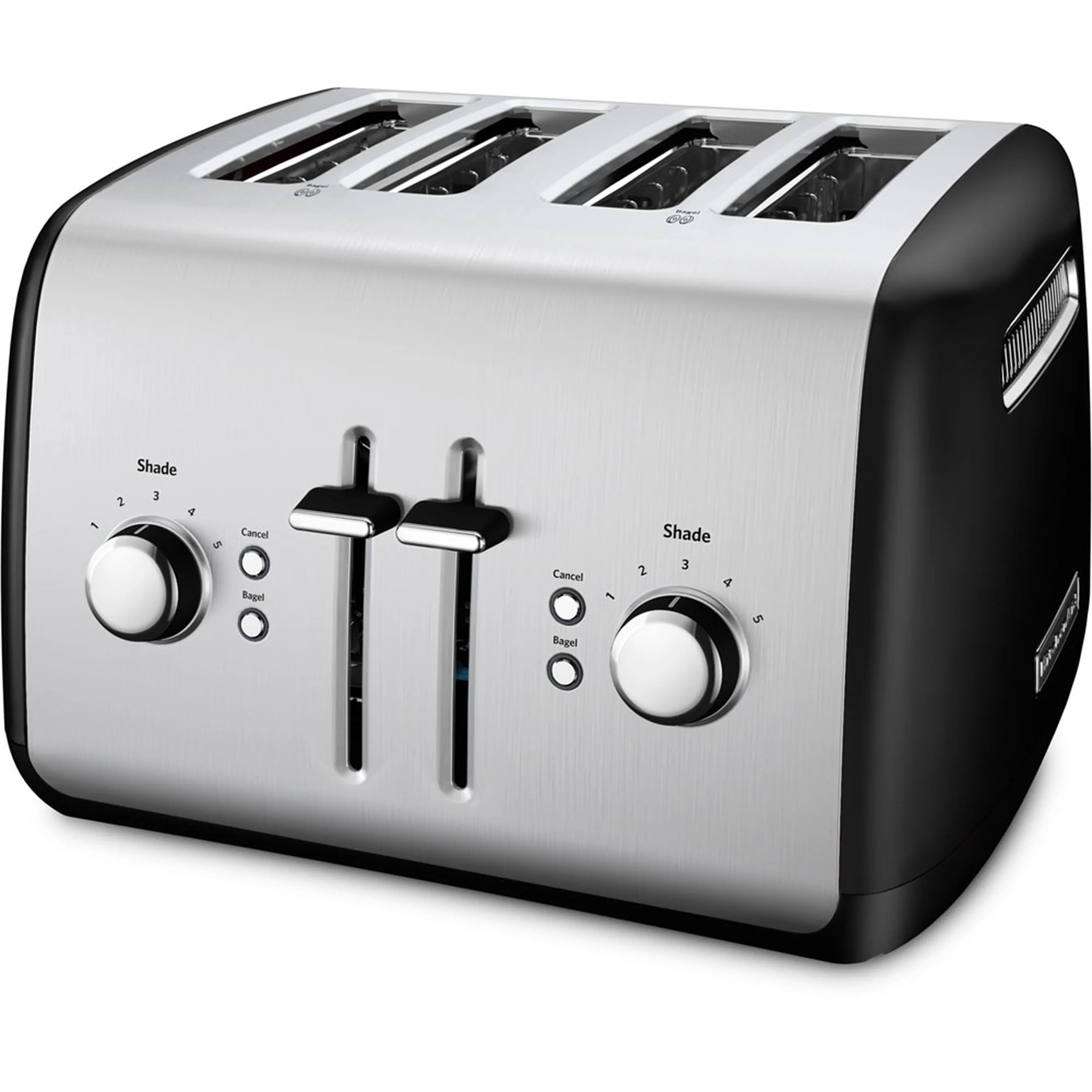 KitchenAid 4 Slice Toaster with Manual Lift Lever in Onyx Black (KMT4115OB)