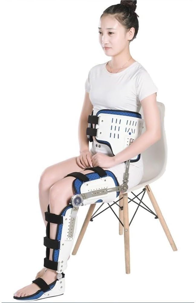 Adjustable Hinged Hip Abduction Orthosis Hip Joint Protection Device for Hip Groin Hamstring and Sciatic Nerve Pain Relief Post Op Hip Brace Recovery Stabilizer(Left)
