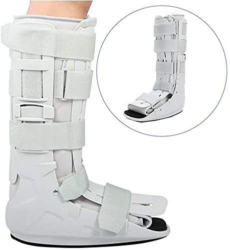 Foot Stabilizer Boot, Pneumatic Walking Boot, Ankle Strap Support Foot Orthosis Plantar Splint Brace, Stabiliser & Protector for Fractures, Sprains & Post Surgery Recovery (Size : X)