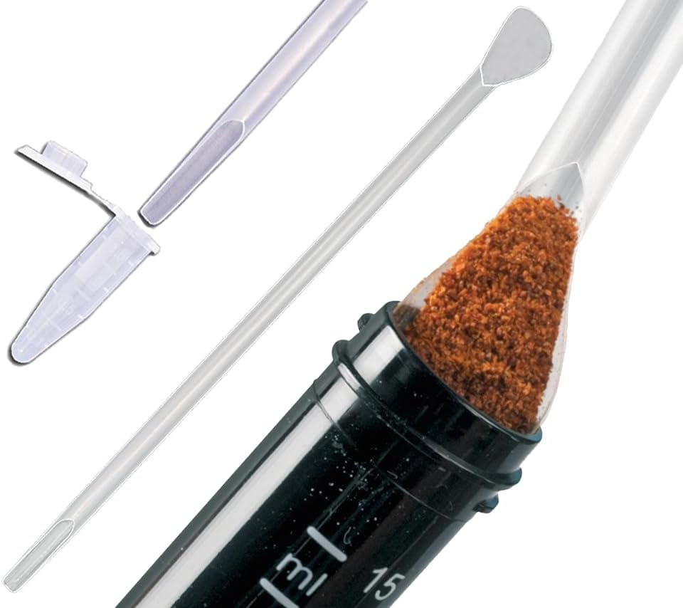 LevGo® 17271 STERILE Non Pyrogenic smartSpatula® Disposable Multipurpose Laboratory Spatula, PP, 210 x 7 mm (100 spatulas per Pouch). Look for The V at The Neck.®