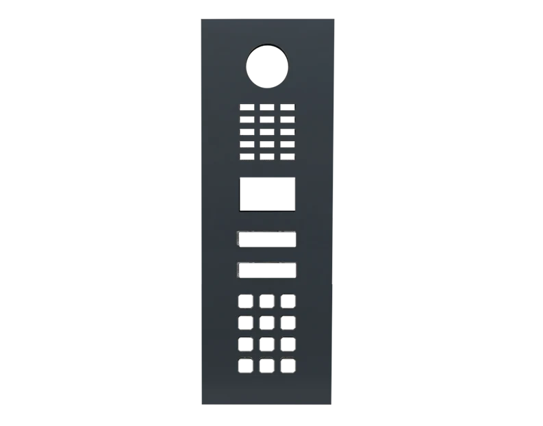 DoorBird Front Panel for D2102KV in Anthracite Grey, RAL 7016