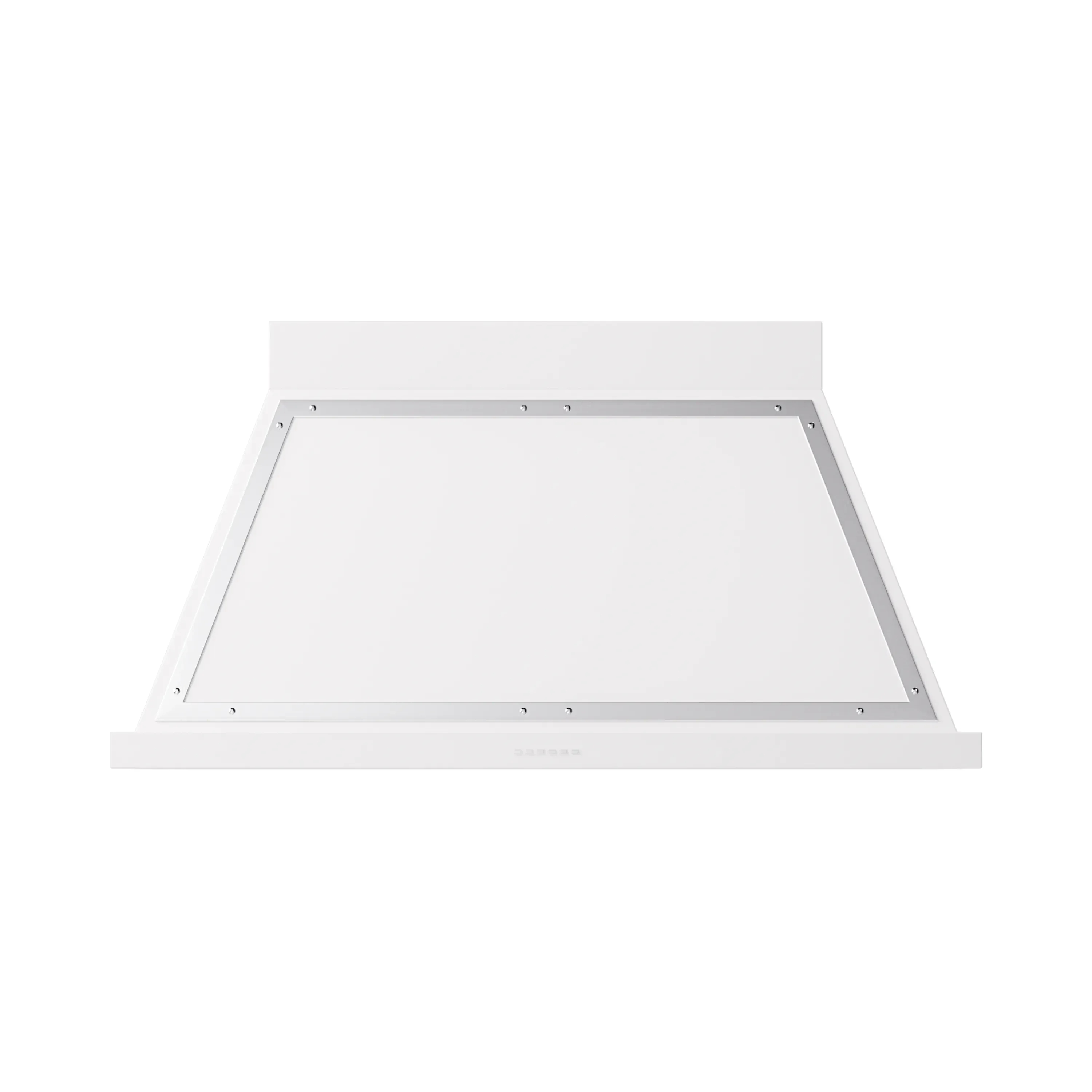 ILVE Nostalgie II 48-Inch 600 CFM Wall Mounted Range Hood in White with Chrome Trim (UANB48WHC)