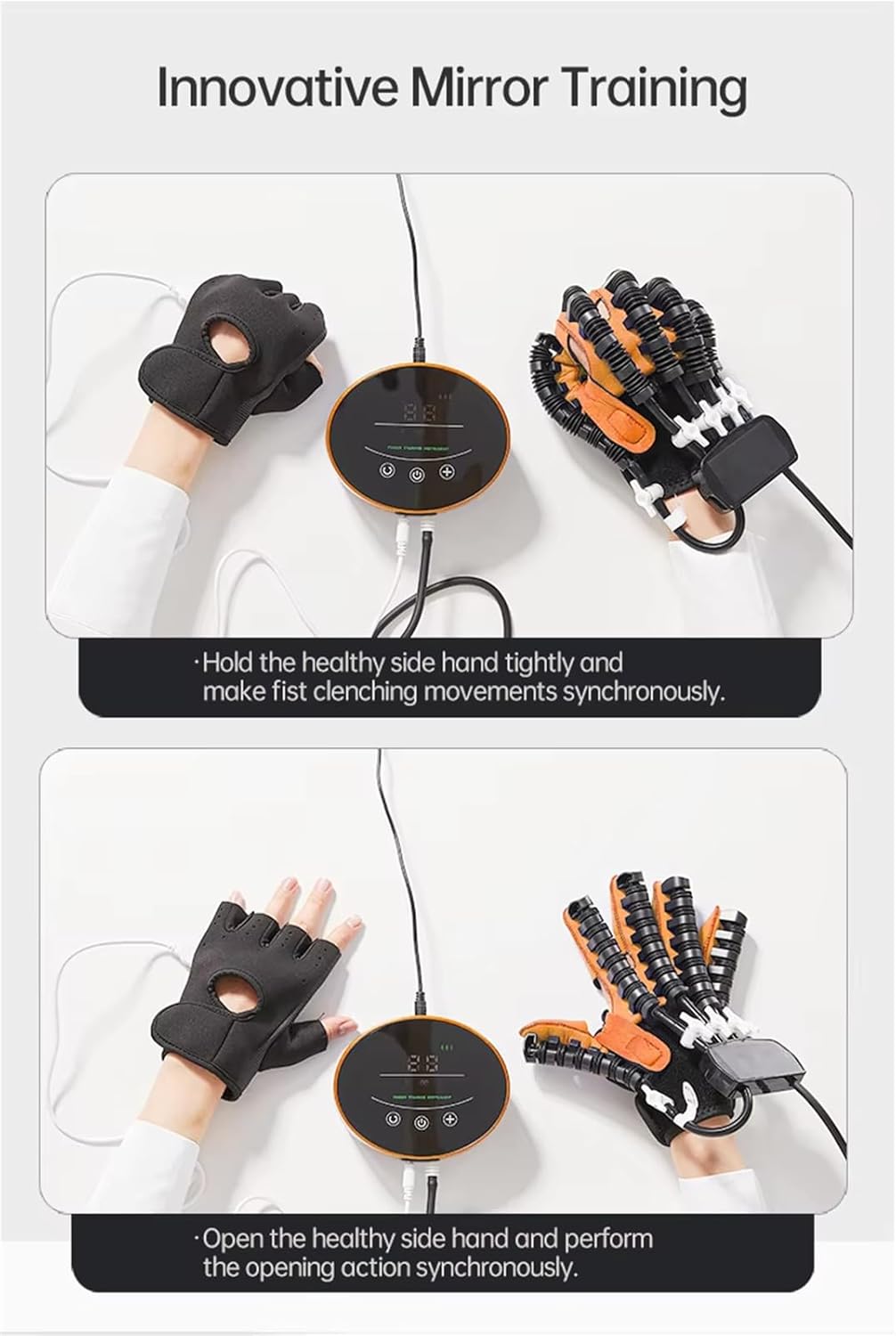 Finger Rehabilitation Stroke Hand Training, Rehabilitation Robot Glove, Finger Orthosis, Solve ​Finger ​Stiffness Functional Hand Splint