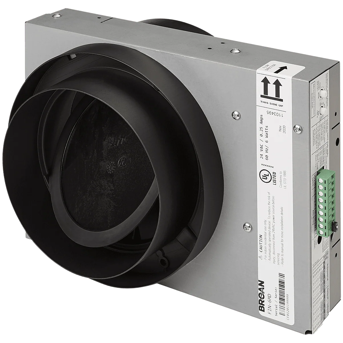 Broan FIN-6MD FRESH-IN Motorized Supply Damper