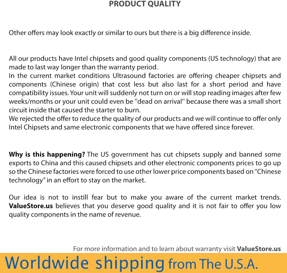 Ultrasound Scanner Veterinary V16 with 3.5 MHz Convex Probe for Pregnancy Test on Dogs, Sheep and Pigs.