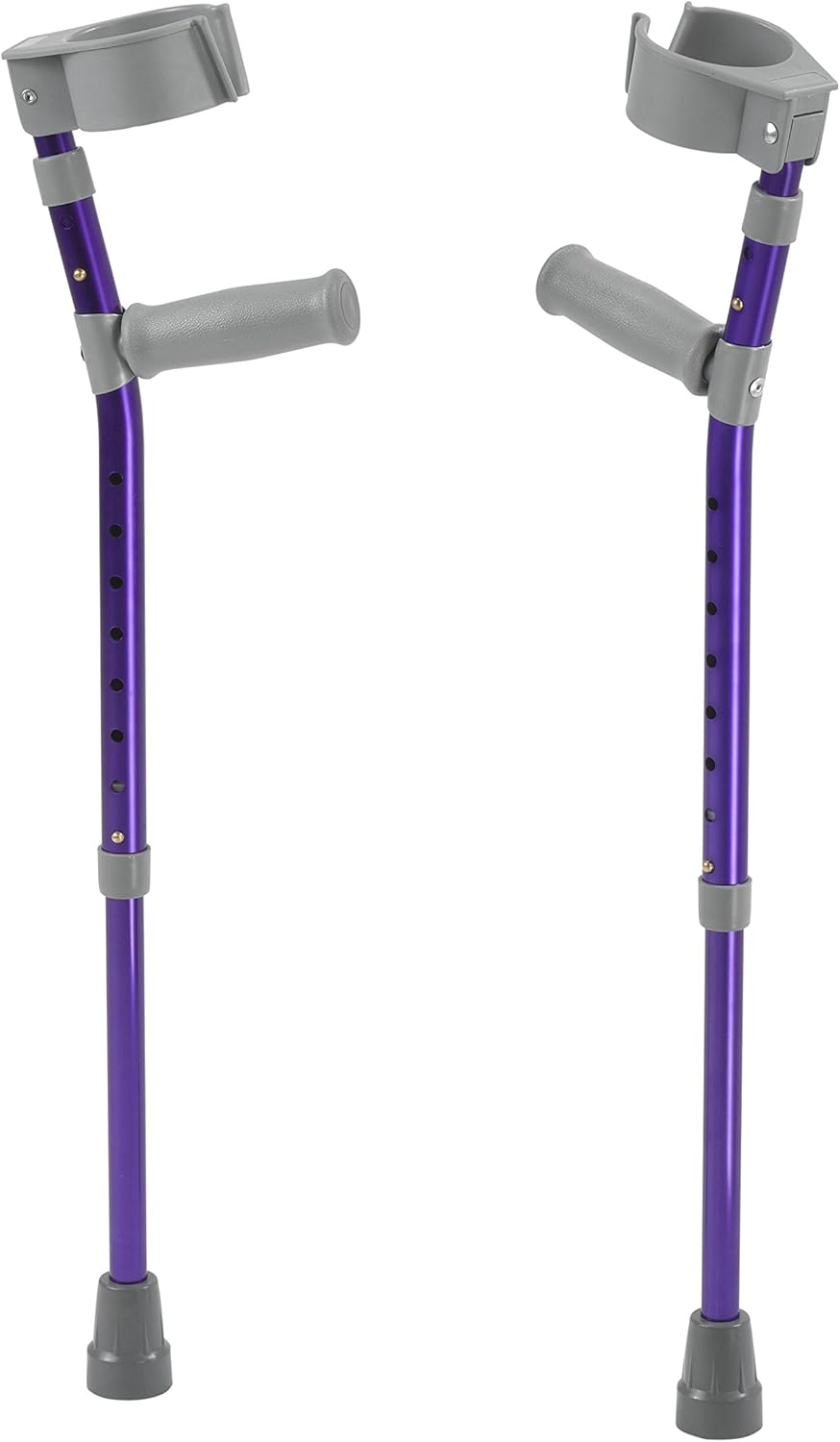 Inspired by Drive Pediatric Forearm Crutches, Wizard Purple, Large