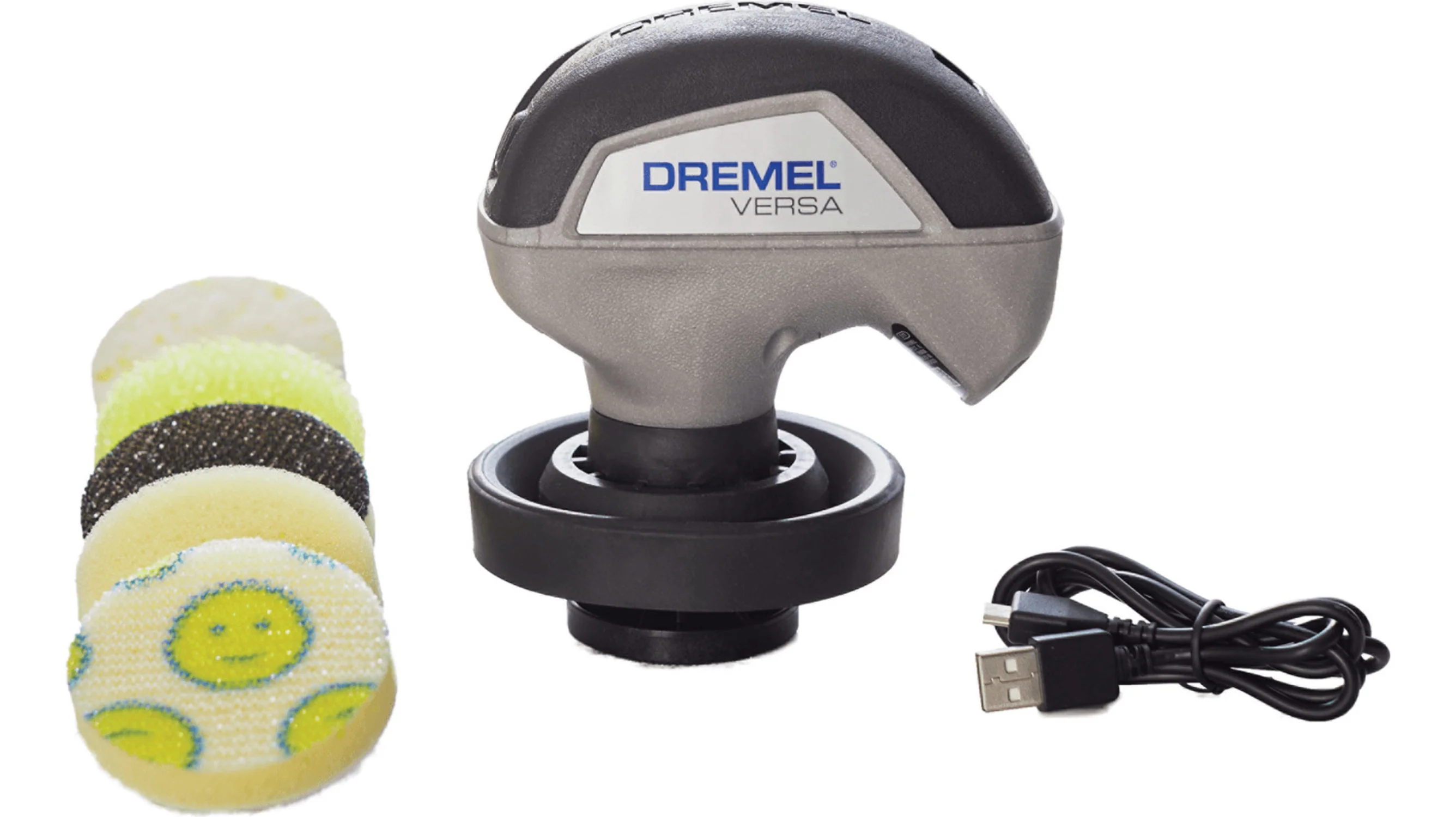Dremel PC10-07 Versa Power Scrubber Kit with 5 Scrub Daddy Cleaning Sponge Pads