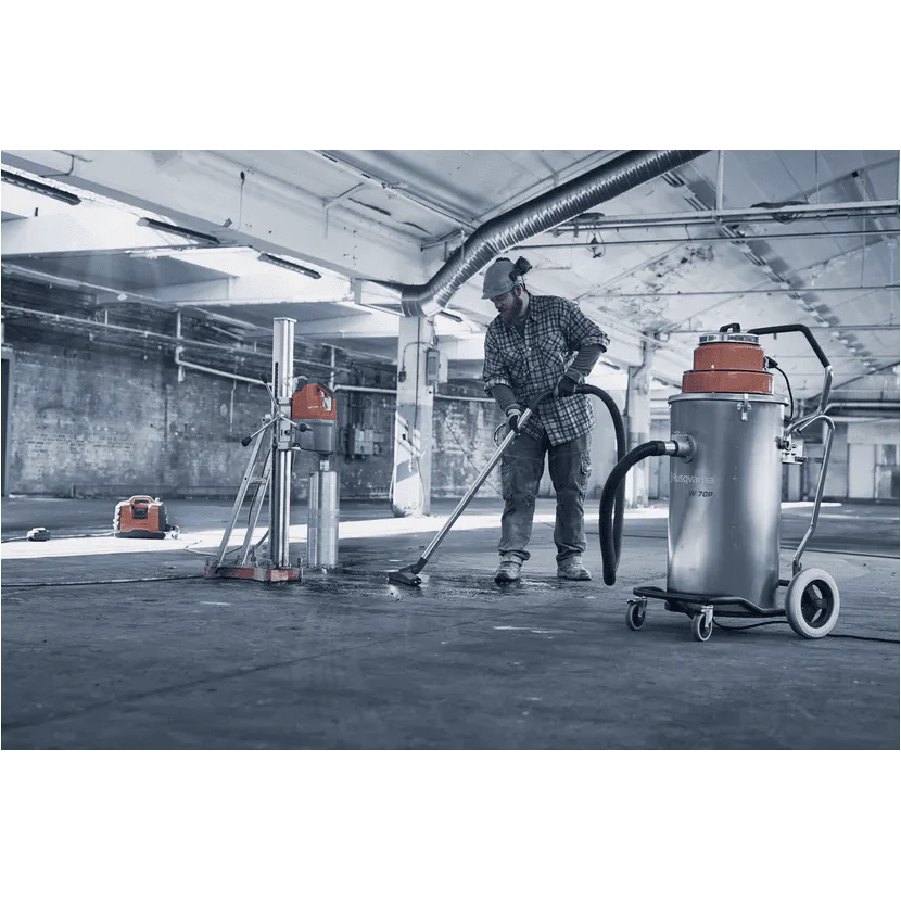 Husqvarna W70 Wet Slurry Industrial Canister Vacuum