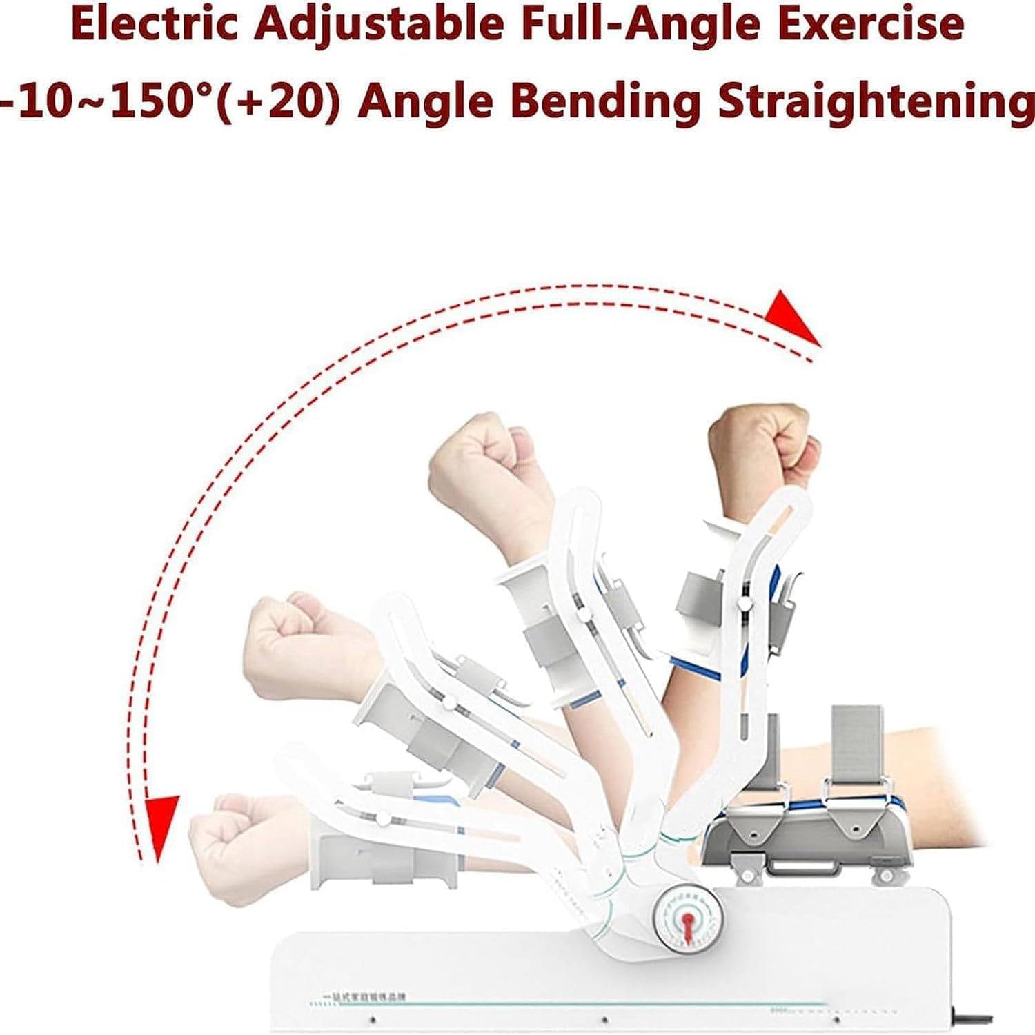 Electric Elbow Joint Rehabilitation Device, Hinged Elbow Brace Arm Exerciser, Arm Flexion and Extension Trainer Elbow Protector