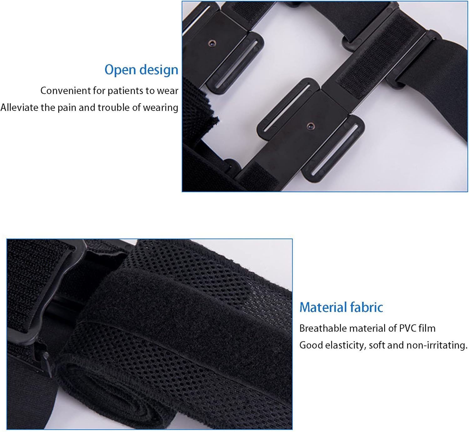 Hinged Post Op Knee Brace Adjustable ROM Leg Stabilizer Recovery After Surgery Medical Orthopedic Guard ​Protector Patella Injury Immobilizer Brace for Left Leg and Right Leg