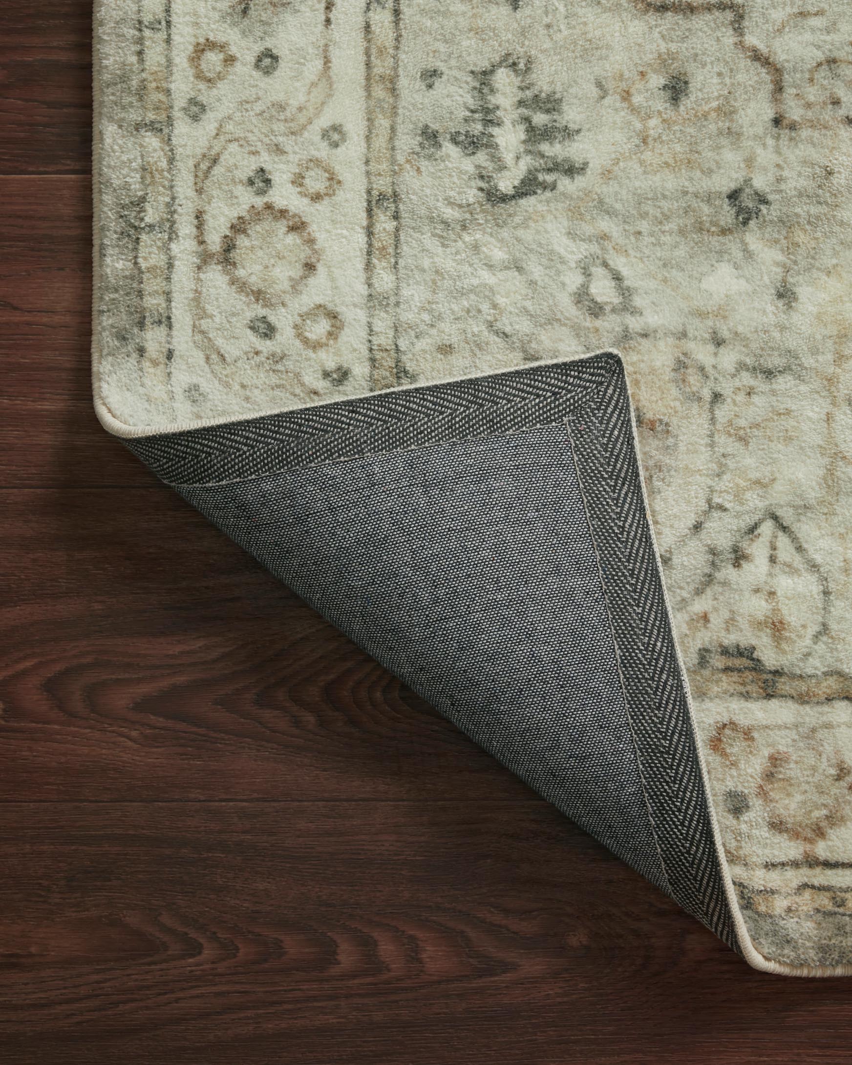 Loloi II Rosette Collection - Traditional Power Loomed Rug in Sage & Beige (ROS-09)