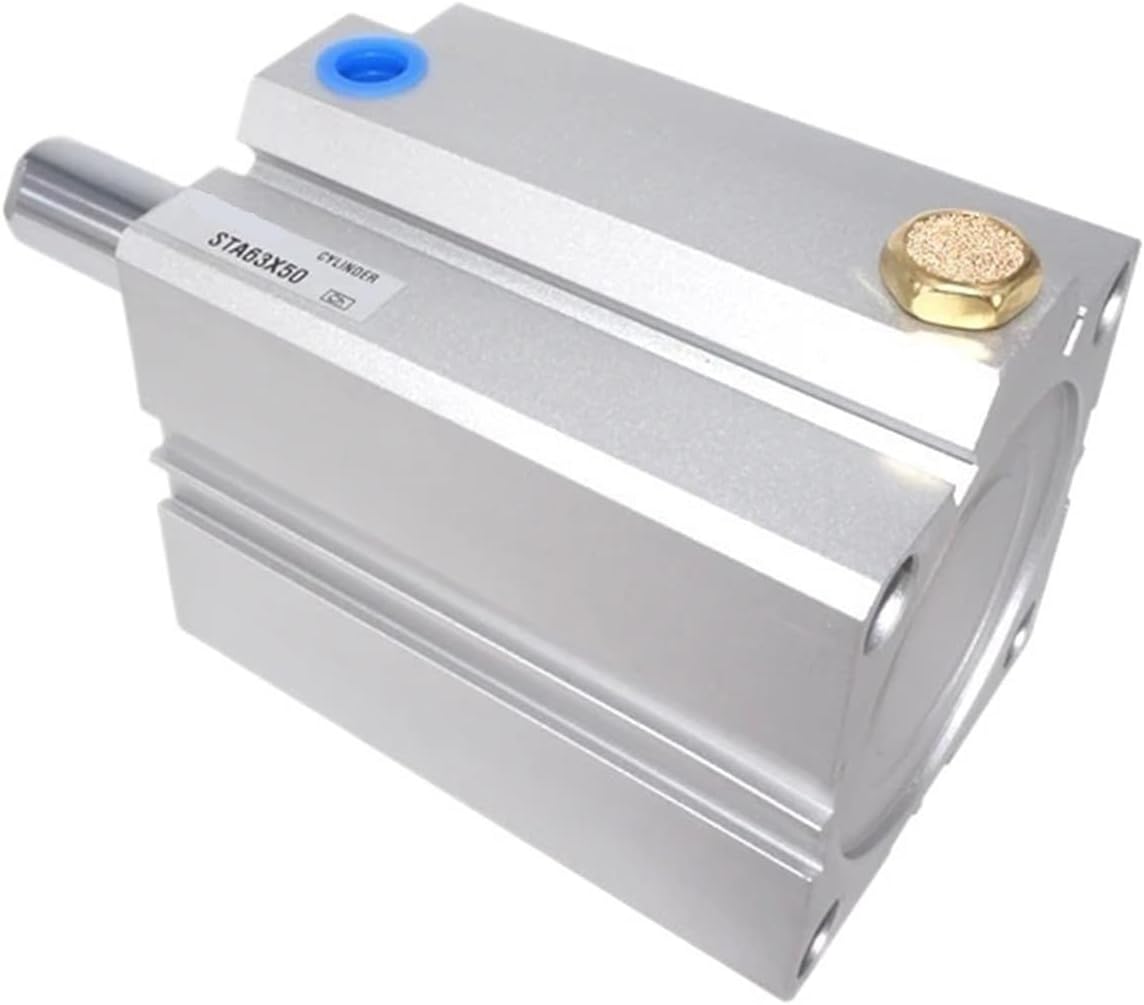 STA series compact single acting cylinder (spring extended), cylinder diameter 16-80mm, multiple short stroke options (5-50mm)(Bore 25mm,Storke 25mm)