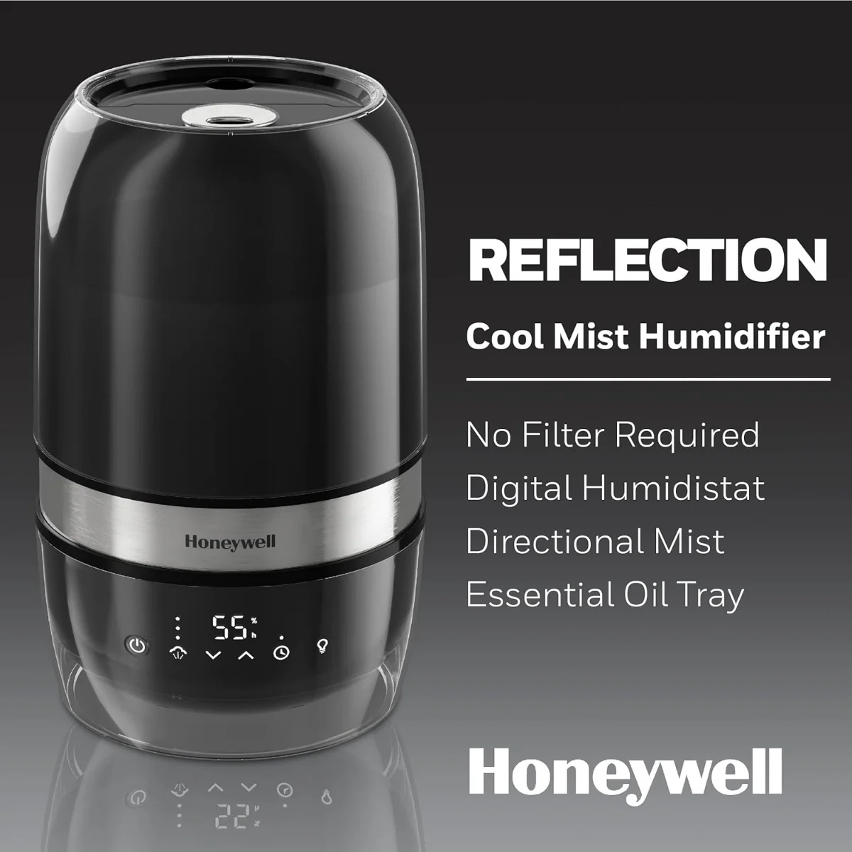 Honeywell Reflection 1.4 Gal. Cool Mist Humidifier
