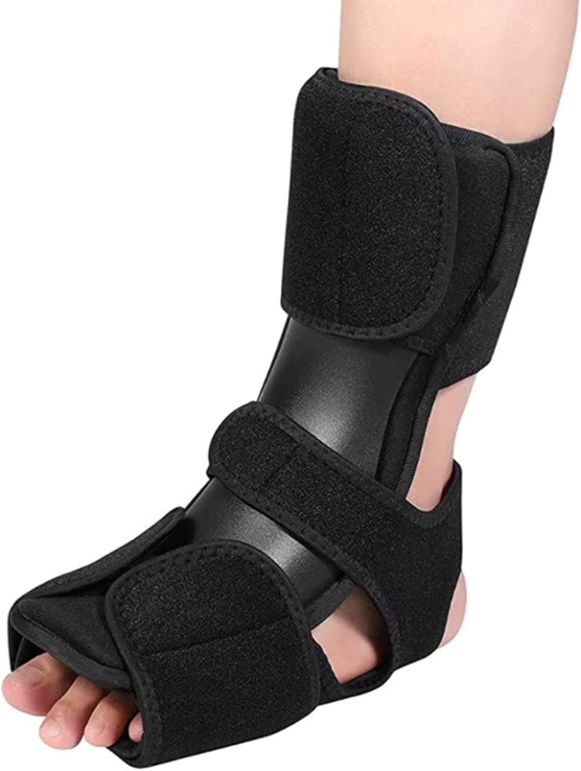 Plantar Fasciitis Support Night Splint, Foot Drop Orthotic Support Brace Dorsal Heel Ankle Arch Foot Achilles Tendonitis Pain Relief For Men Women (S)