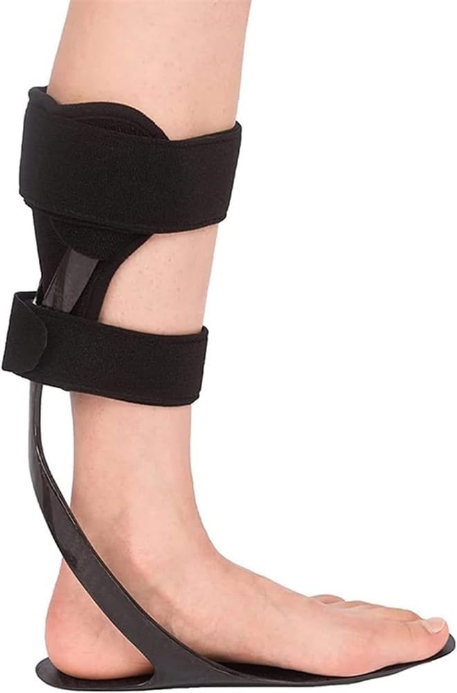 Foot Drop Orthosis,Ankle Foot Orthosis, Gait Assist Support Bracket Ankle Brace Correct Stroke Recovery Equipment Foot Support Hemiplegia Orthopedic Shoes (Color : Left, Size : Small)