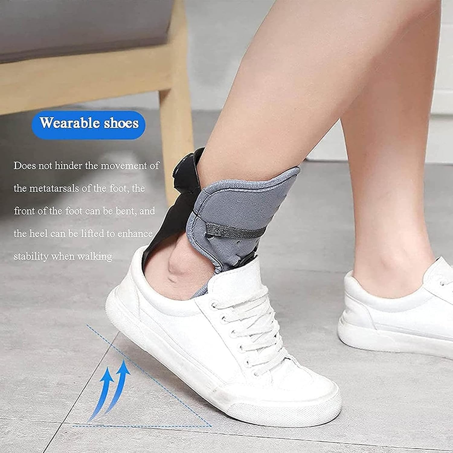 Plantar Fasciitis Night Splint Brace Adjustable Foot Brace Wrap Arch Foot Pain Achilles Tendonitis Support Heel, Foot Drop, Ankle, Arch Foot Pain,Left-35-40