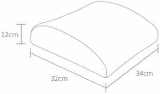 Lumbar Support Pillow, Back Support Memory Foam Cushion, Lumbar Pillows Back Support Cushions with Back Strap & Removable and Washable Pillowcase, for Drivers, Students