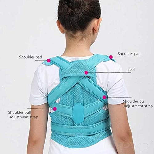 Adjustable Back Corset Posture Corrector Belt Shoulder Support Waist Brace Back Posture Correction for Adults KidsFor Girl Boy(Black-JoJo's Bizarre Adventure1,Medium-M)