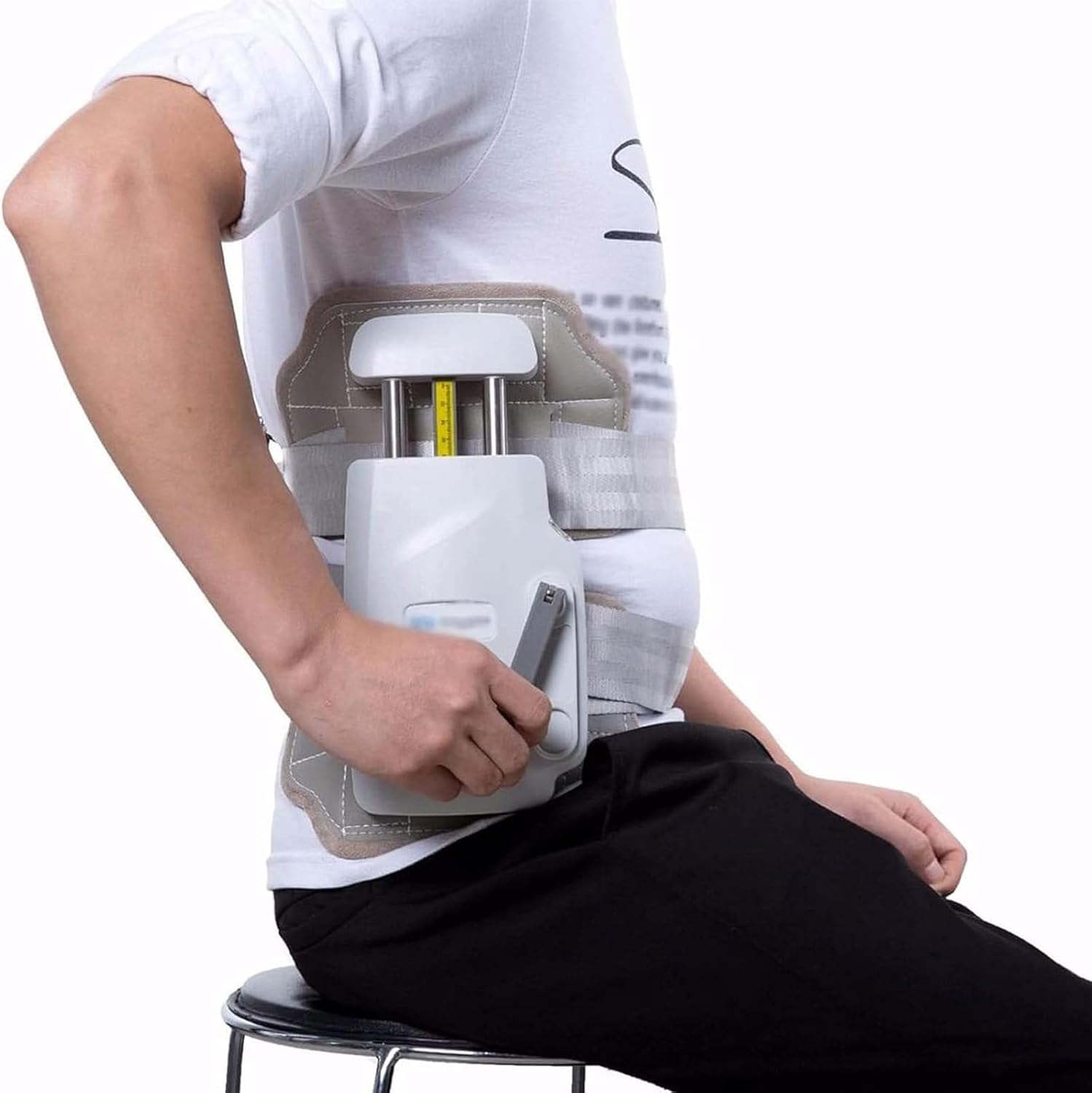 Lumbar Traction Decompression Back Belt,Spinal Lumbar Disc Traction Tractor Back Brace,Professional Lumbar Traction Device,for Back Spinal Pain Relief
