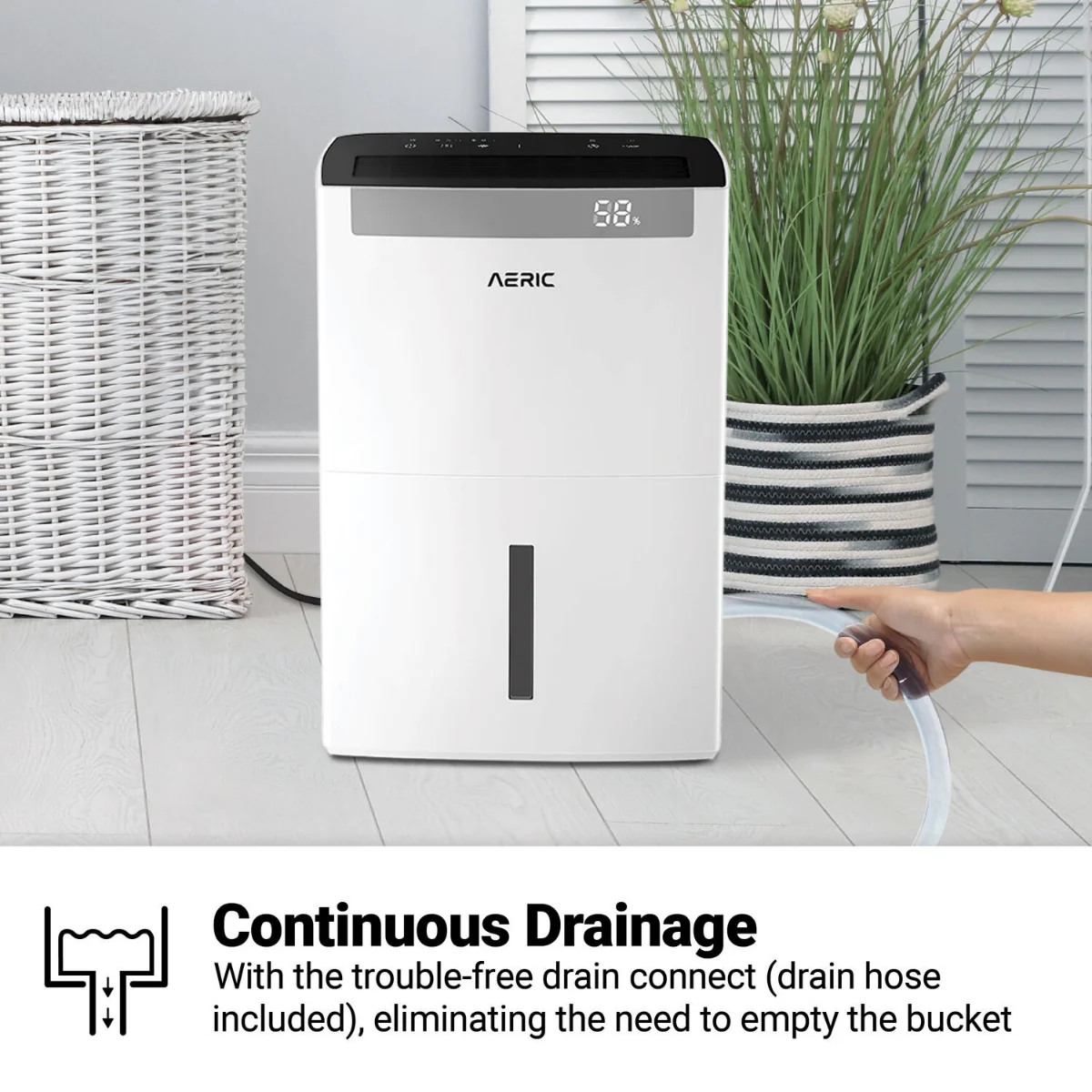 Aeric AERD501P 50 Pint Energy Star Dehumidifier