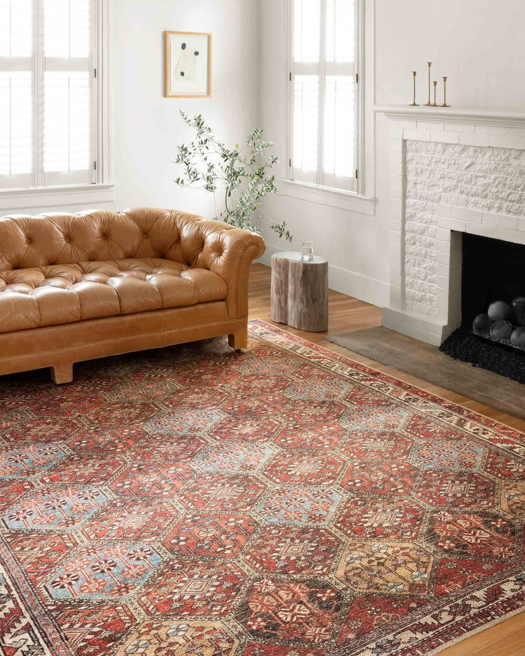 Loloi II Loren Collection - Traditional Power Loomed Rug in Spice (LQ-16)